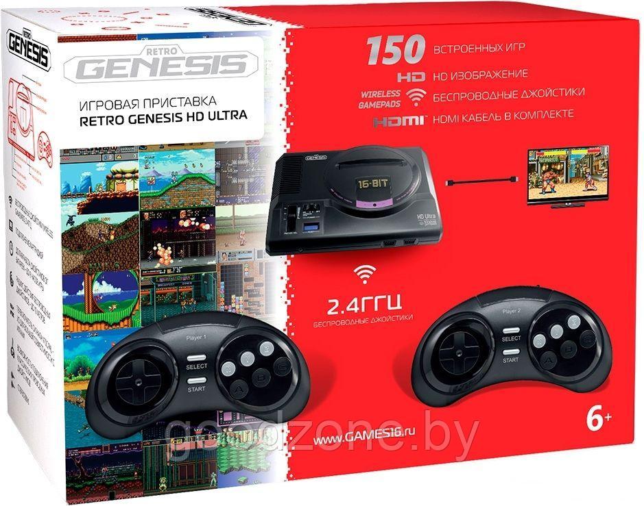 Игровая приставка Retro Genesis HD Ultra (2 геймпада, 150 игр) - фото 1 - id-p201810258