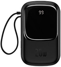 Внешний аккумулятор Baseus Qpow Pro Digital Display Fast Charge 10000mAh 20W (черный)