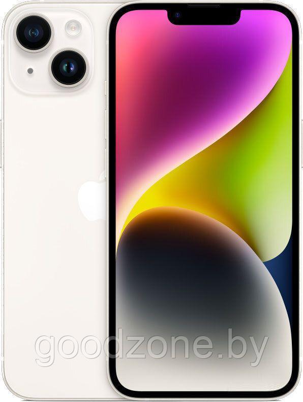 Телефон Apple iPhone 14 128GB (звездный) - фото 1 - id-p201809497