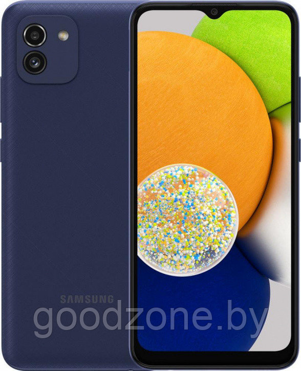 Смартфон Samsung Galaxy A03 SM-A035F/DS 64GB (синий)