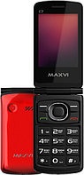 Кнопочный телефон Maxvi E7 (красный)