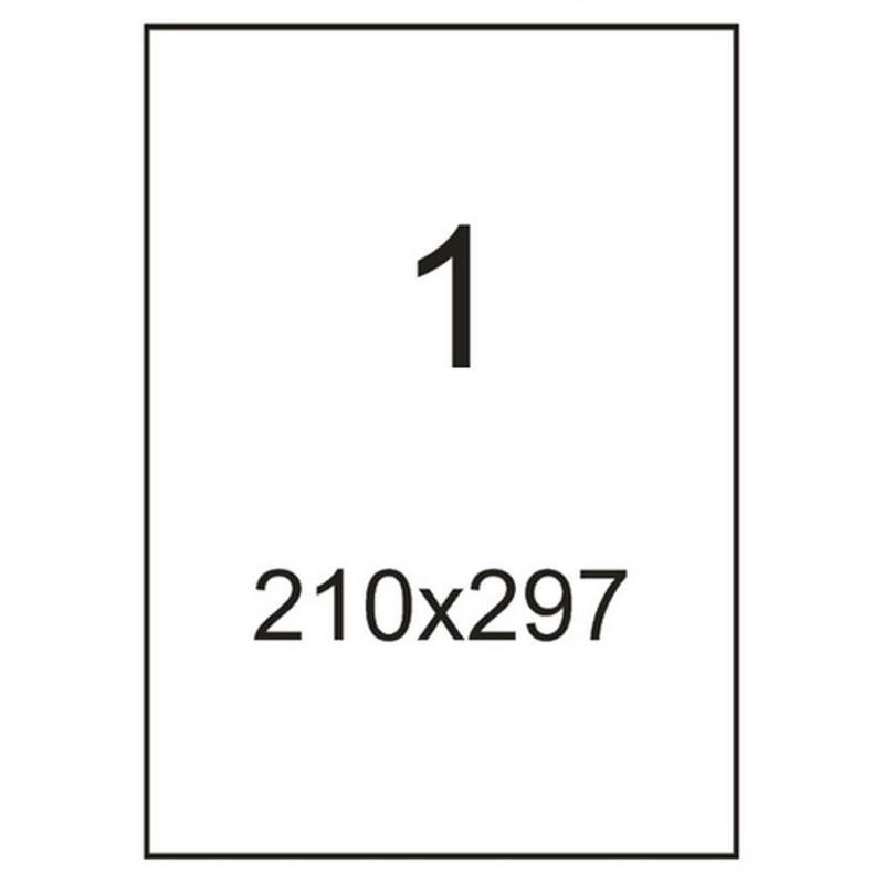 Этикетка самокл. А4/1, 100л., р.210*297мм. SMART - фото 1 - id-p188563868