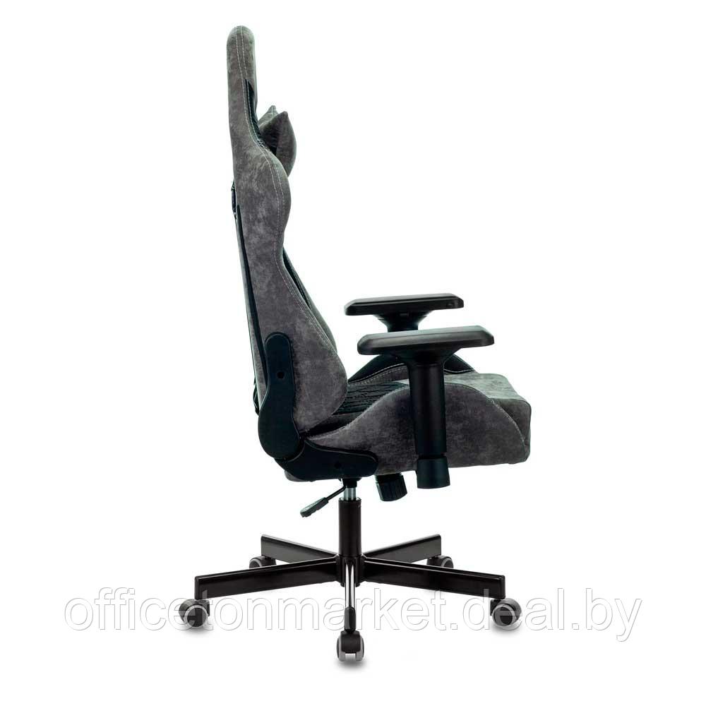 Кресло игровое Бюрократ "VIKING 7 KNIGHT", металл, ткань, черный - фото 3 - id-p201817719