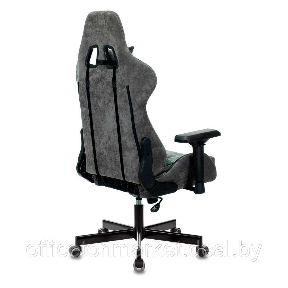 Кресло игровое Бюрократ "VIKING 7 KNIGHT", металл, ткань, черный - фото 4 - id-p201817719