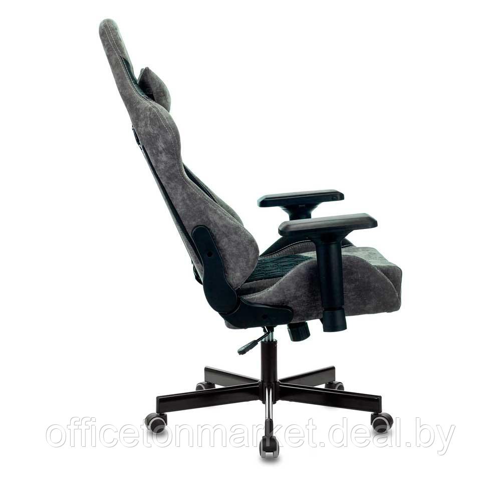 Кресло игровое Бюрократ "VIKING 7 KNIGHT", металл, ткань, черный - фото 5 - id-p201817719