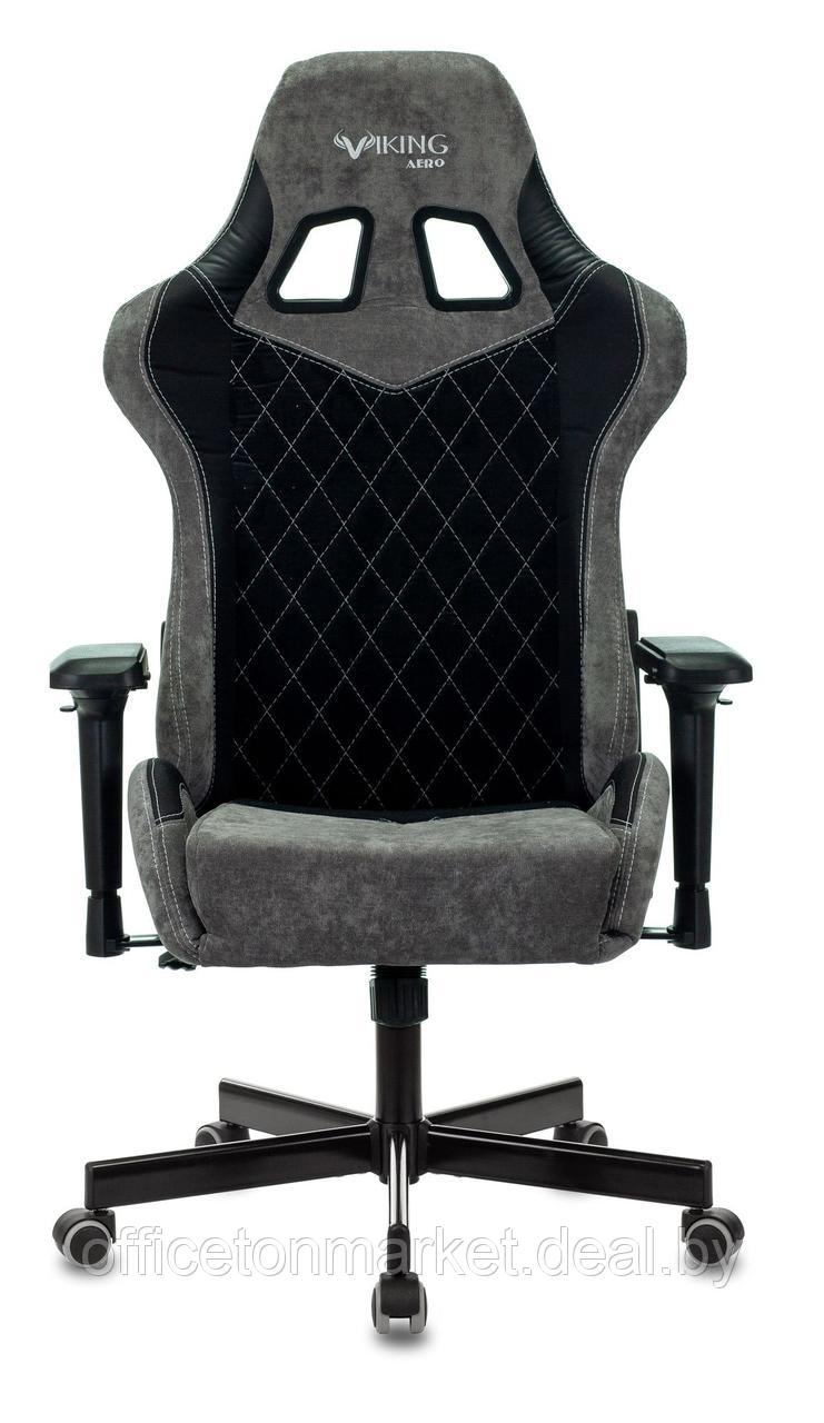 Кресло игровое Бюрократ "VIKING 7 KNIGHT", металл, ткань, черный - фото 9 - id-p201817719