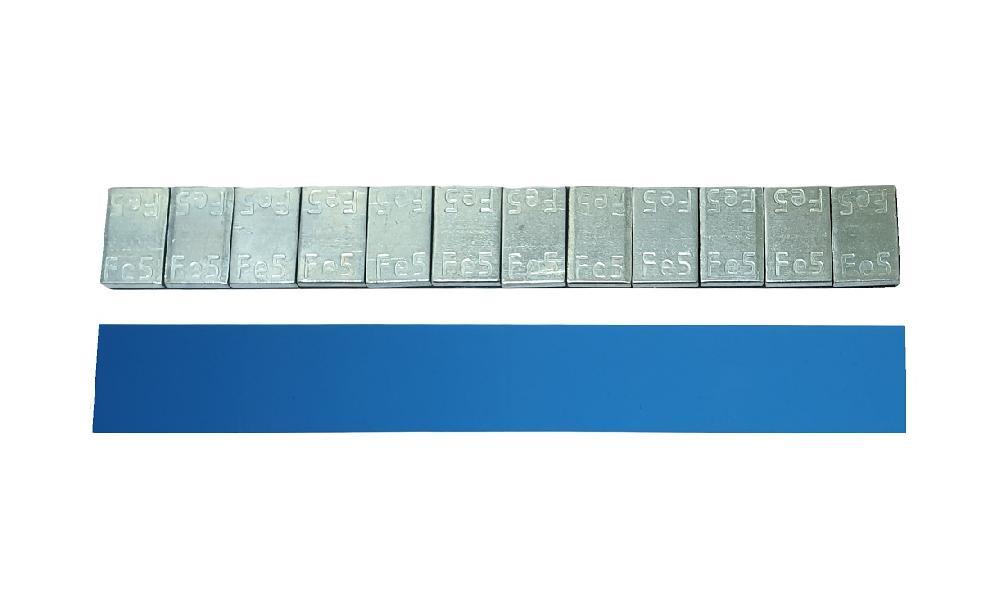 Грузики самоклеящиеся оцинкованные 5 г × 12 (60 г), 100 шт