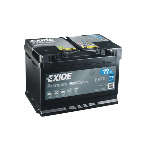 Аккумуляторная батарея  77 Ah  EXIDE PREMIUM EA770