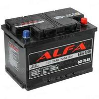 Аккумулятор ALFA Hybrid 75 R (720A, 278*175*190)