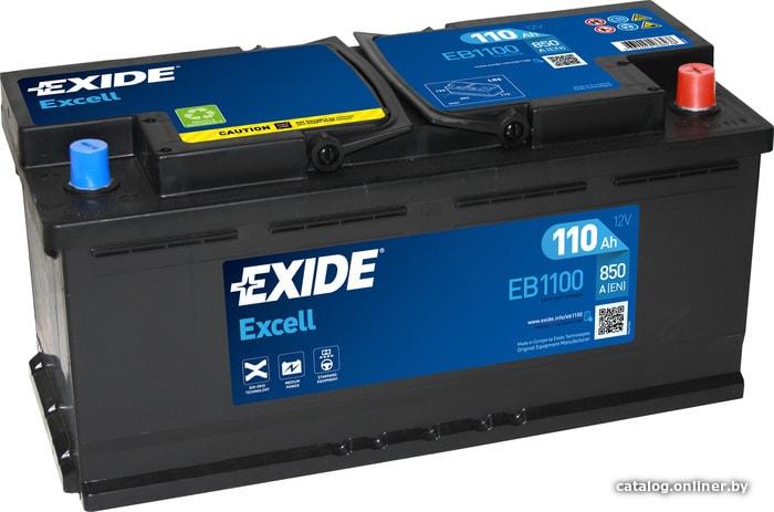 Аккумуляторная батарея 105Ah EXIDE Excell EB1100 - фото 1 - id-p201830882