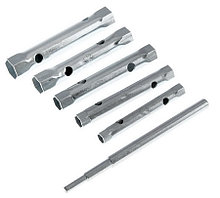 Набор ключей-трубок торцевых, вороток, сталь, 8 х 17 мм (уп. 6 шт.) - 43-2-706