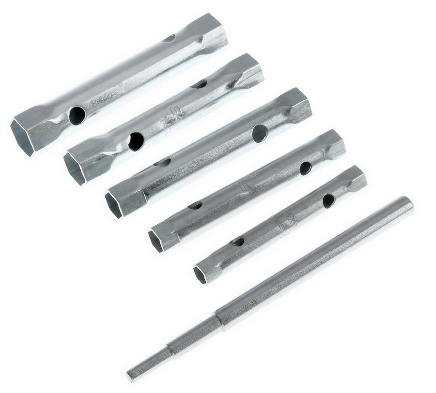 Набор ключей-трубок торцевых, вороток, сталь, 8 х 17 мм (уп. 6 шт.) - 43-2-706 - фото 1 - id-p131773940