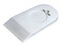 Шпатель резиновый 150 мм, белый ПВХ пластикат - 12-2-115