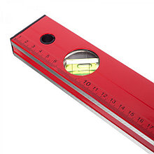 Уровень Red 800 мм, алюминиевый коробчатый корпус, фрезерованная грань, 3 акриловых глазка - 17-1-008