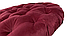 Подушка для одноместного подвесного кресла бордовый 120х120х10см, фото 9