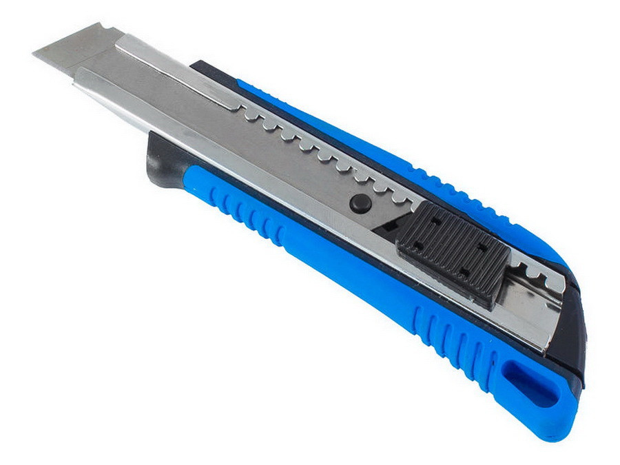 REMOCOLOR Нож усиленный с автоматическом фиксатором, с сегментированным лезвием 18х100 мм - 19-0-009