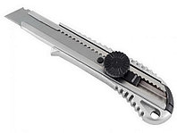 Нож с выдвижным лезвием, 18 мм алюминиевый корпус - 19-0-312