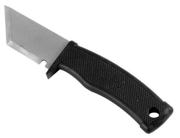 Нож хозяйственный универсальный, инструментальная сталь, пластиковая рукоятка, длина 180 мм - 19-0-900 - фото 1 - id-p131773094