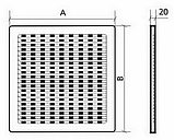 ERA Решетка вентиляционная регулируемая АБС 200х300, 2030РРП - V2030РРП, фото 2