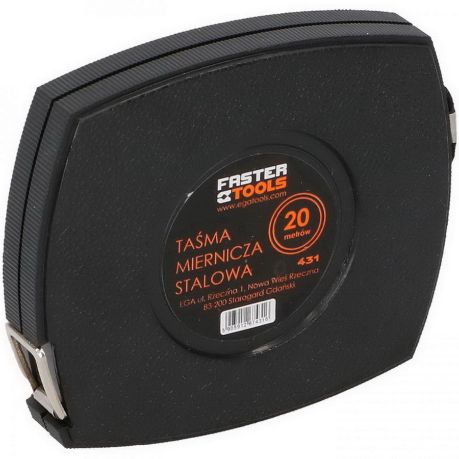 FASTER TOOLS Лента измерительная стальная 30 м - e432 - фото 1 - id-p131775254