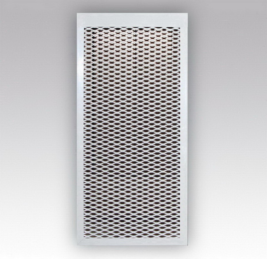 Декоративный металлический экран на радиатор 5-и секционный, 490 х 610 х 145 мм, 5 ДМЭР - V5 ДМЭР - фото 2 - id-p174947303