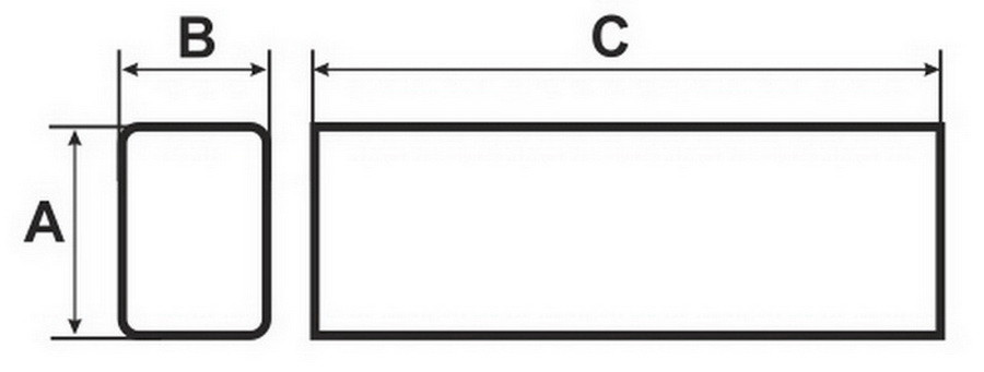 ERA Воздуховод прямоугольный ПВХ 55х110, L=1м, 511ВП1 - V511ВП1 - фото 2 - id-p174947306