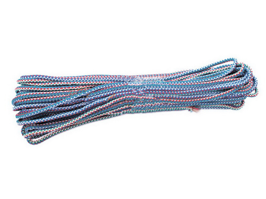 Шнур вязаный полипропиленовый цветной, 60 кгс, сердечник полипропилен, 4 мм, длина 20 м - 51-2-044 - фото 1 - id-p131774247