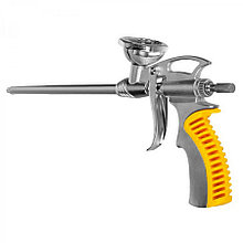 Пистолет для монтажной пены алюминиевый корпус, адаптер, металлический курок, шток 19,5 см - 23-7-002