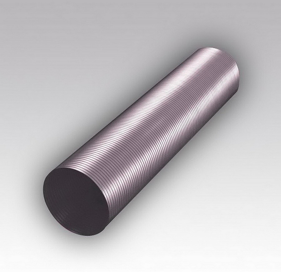 Воздуховод гибкий алюминиевый гофрированный, L до 3м, 50 мкм, A10VA - VA10VA - фото 1 - id-p174947344