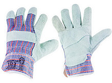 REMOCOLOR Перчатки спилковые комбинированные, размер L - 24-2-014