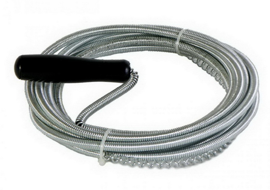 Трос сантехнический для прочистки труб ⌀ 6 мм, длина 5 м - 61-0-005