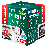 Таблетки для посудомоечных машин MAUNFELD Purity ECO all in 1 MDT100EC (100 шт. в упаковке)