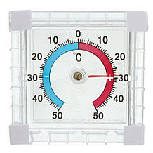 REMOCOLOR Термометр оконный, биметаллический, квадратный, ТББ, 10x70x75 мм - 60-0-303