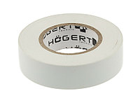 HOEGERT Изоляционная лента 0,13x19мм x 20м, белая - HT1P285