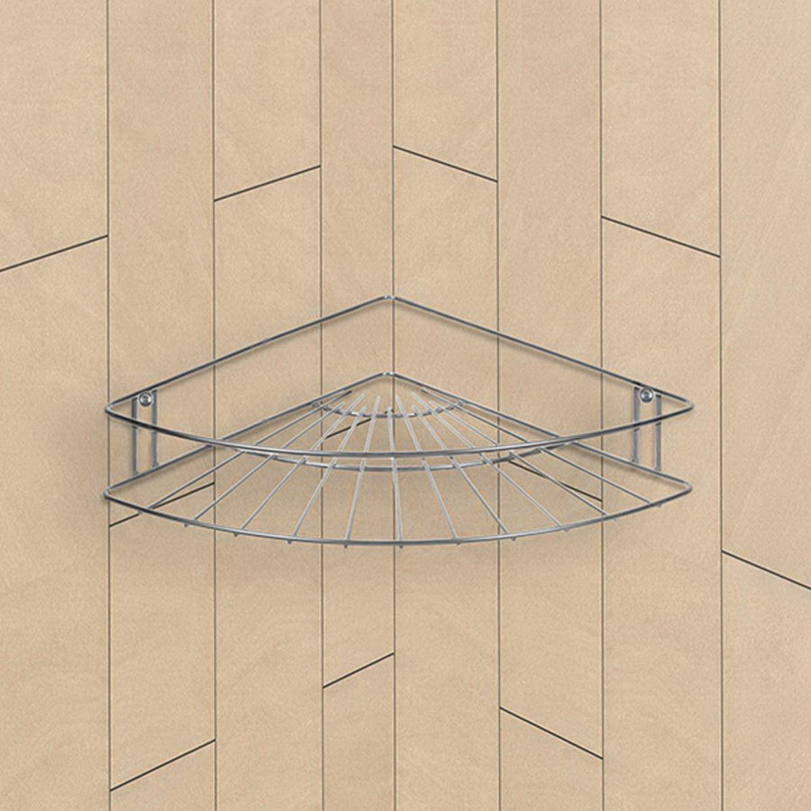 REMOCOLOR Полка в ванную Classic угловая, 1 ярус, хром - 67-0-650