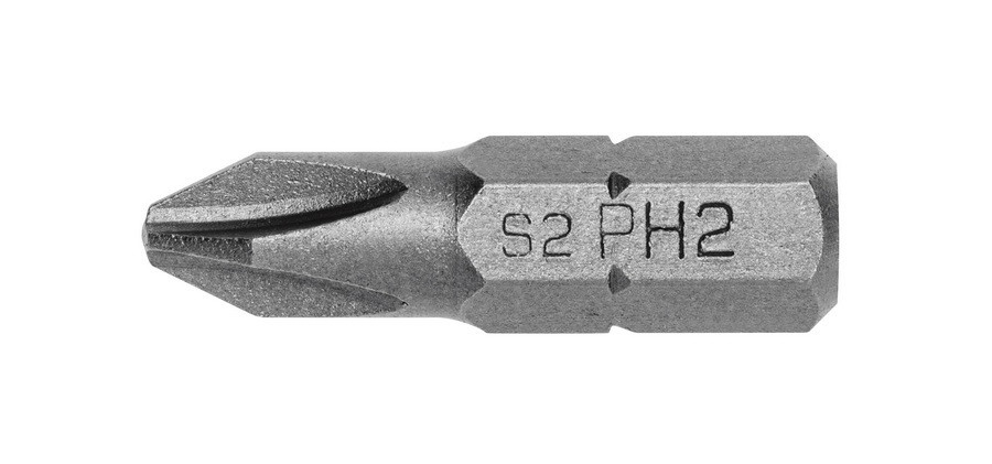 Биты PH1, 25 мм, сталь S2, 5 шт. арт. ht1s301
