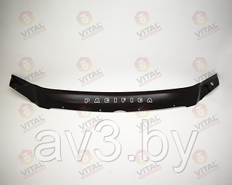 Дефлектор капота Chrysler Voyager 5 (2007-2010) / Dodge Caravan 5 (2007-) [CLR06] (VT52)