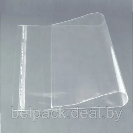 Прозрачный пакет тип СПП с клейкой лентой (280*360+40кл.), фото 2