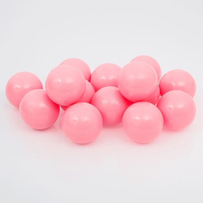 Набор шаров для сухого бассейна 500 шт, цвет: розовый - фото 1 - id-p201841032