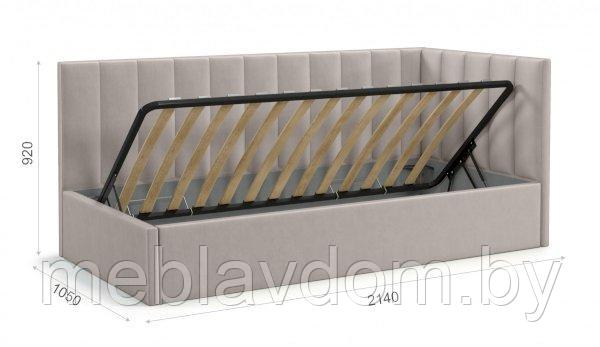 Мягкая кровать Агата с подъемным механизмом (90х200) - фото 4 - id-p194495517