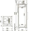 Шкаф холодильный Polair CM105-S            (0... +6°C )697х695х1960мм, 500л, фото 2