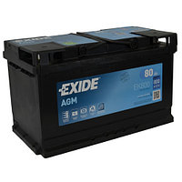 Аккумуляторная батарея 80Ah EXIDE Start&Stop AGM EK800