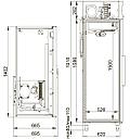 Шкаф холодильный Polair CM110-S (0... +6°C ) 1402х695х1960мм, 1000л, фото 2
