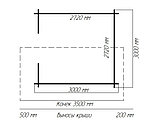 "Татьяна" 3х3 м. Беседка из профилированного бруса, фото 3