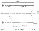 Апидомик 3,5х4,8 из профилированного бруса, толщиной 44мм (без ульев), фото 2
