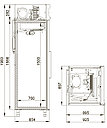 Шкаф холодильный Polair CV107-S (-5... +5°C ) 697х925х1960мм,700л, фото 2