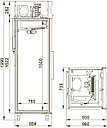 Шкаф холодильный Polair CB107-S (не выше -18°C) 735х960х1996мм, 700л, фото 2