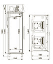 Шкаф комбинированный Polair CС 214-S (0...+6/не выше -18) 1402x925x1960мм, 700л+700л, фото 2