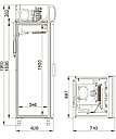 Шкаф холодильный Polair DM105-S (+1...+10°C) 697х710х1960мм,500л., фото 2