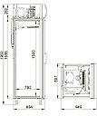 Шкаф холодильный Polair DM107-S (+1...+10°C) 697х945х1960мм,700л, фото 2
